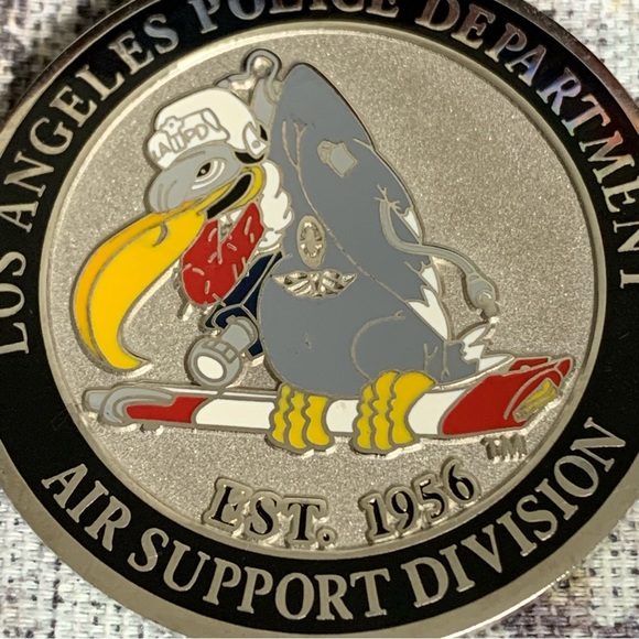 LAPD Los Angeles Police Air Support Division Challenge Coin - Picture 5 of 6